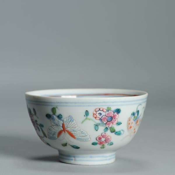 1520 Antique Kangxi Chinese Dehua Porcelain Blue and white Bowl with full European Redecoration - Image 7