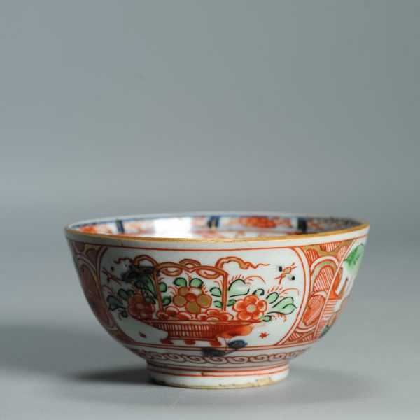 1521 Antique Chinese Porcelain Blue and white Bowl with Dutch Redecoration - Image 16