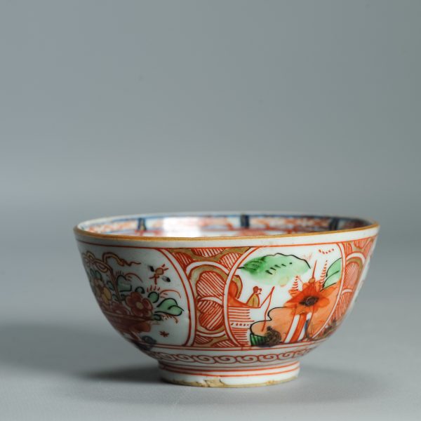 1521 Antique Chinese Porcelain Blue and white Bowl with Dutch Redecoration - Image 14