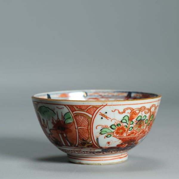 1521 Antique Chinese Porcelain Blue and white Bowl with Dutch Redecoration - Image 12