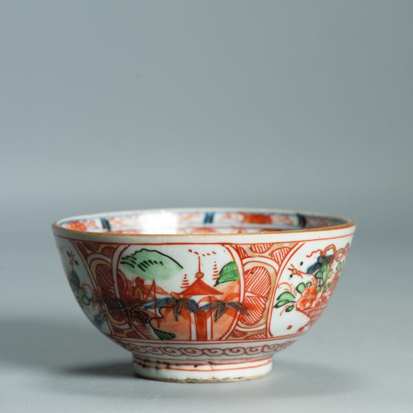 1521 Antique Chinese Porcelain Blue and white Bowl with Dutch Redecoration - Image 7
