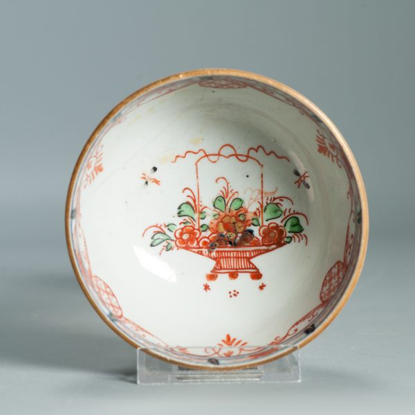 1521 Antique Chinese Porcelain Blue and white Bowl with Dutch Redecoration - Image 5