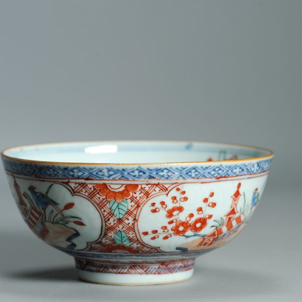1523 Antique Chinese Porcelain Blue and white Anhua Bowl with Redecoration - Image 8