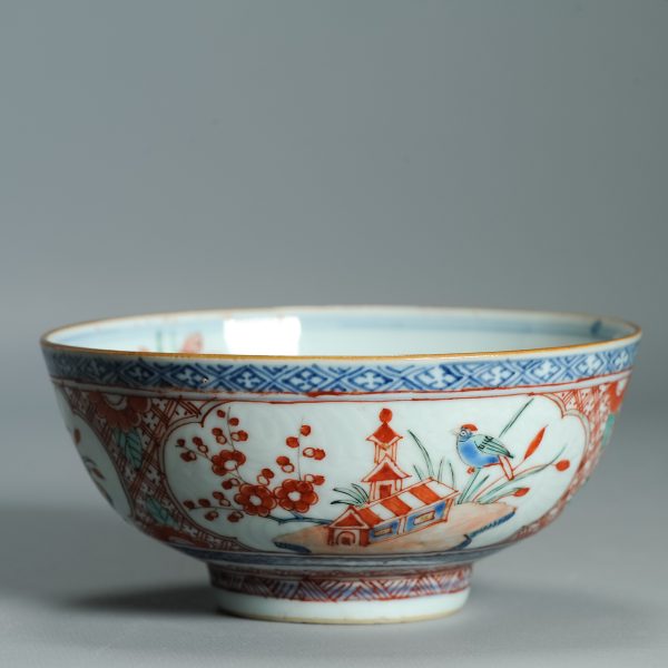 1523 Antique Chinese Porcelain Blue and white Anhua Bowl with Redecoration - Image 7