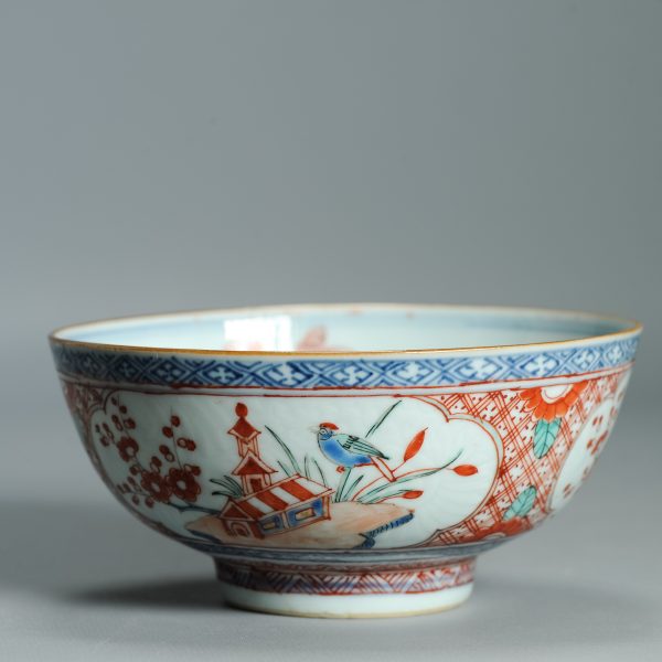 1523 Antique Chinese Porcelain Blue and white Anhua Bowl with Redecoration - Image 6