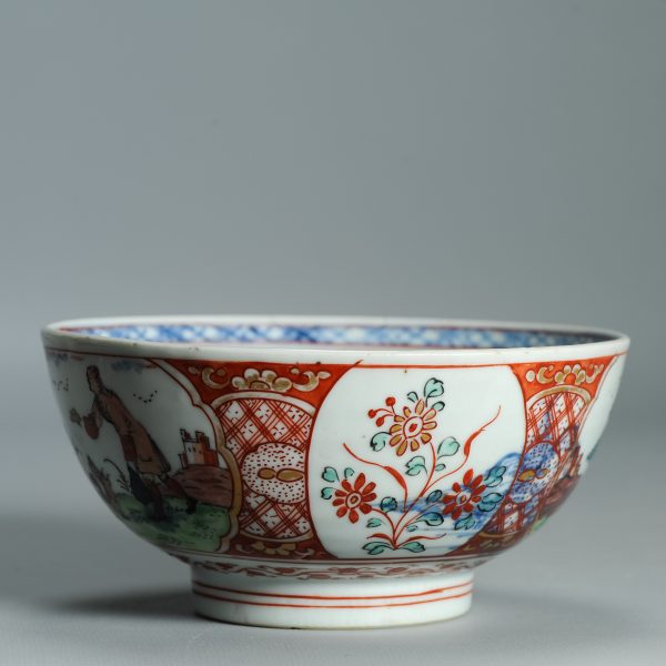 1524 Antique Chinese Porcelain Blue and white Anhua Bowl with Pastoral Redecoration - Image 5