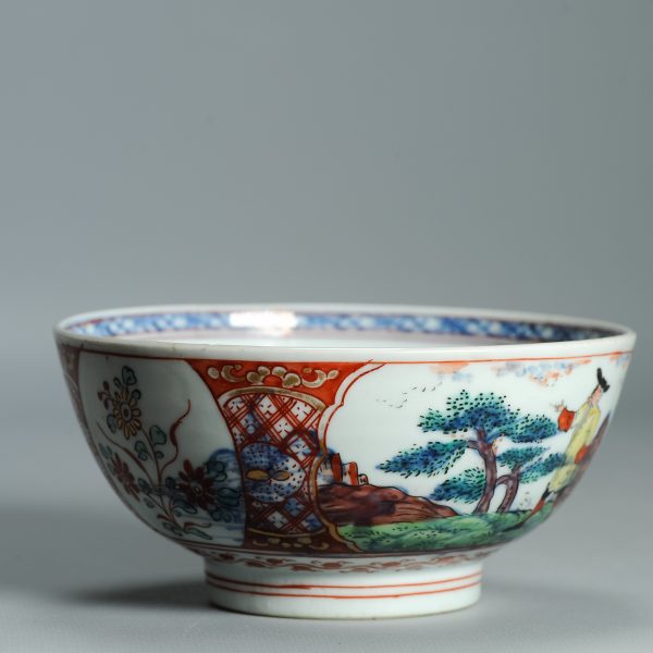 1524 Antique Chinese Porcelain Blue and white Anhua Bowl with Pastoral Redecoration - Image 7