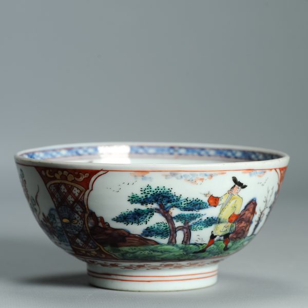 1524 Antique Chinese Porcelain Blue and white Anhua Bowl with Pastoral Redecoration - Image 8