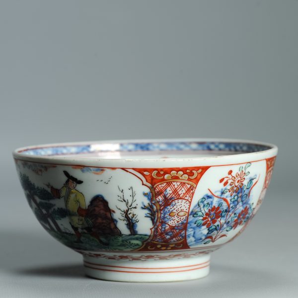 1524 Antique Chinese Porcelain Blue and white Anhua Bowl with Pastoral Redecoration - Image 11