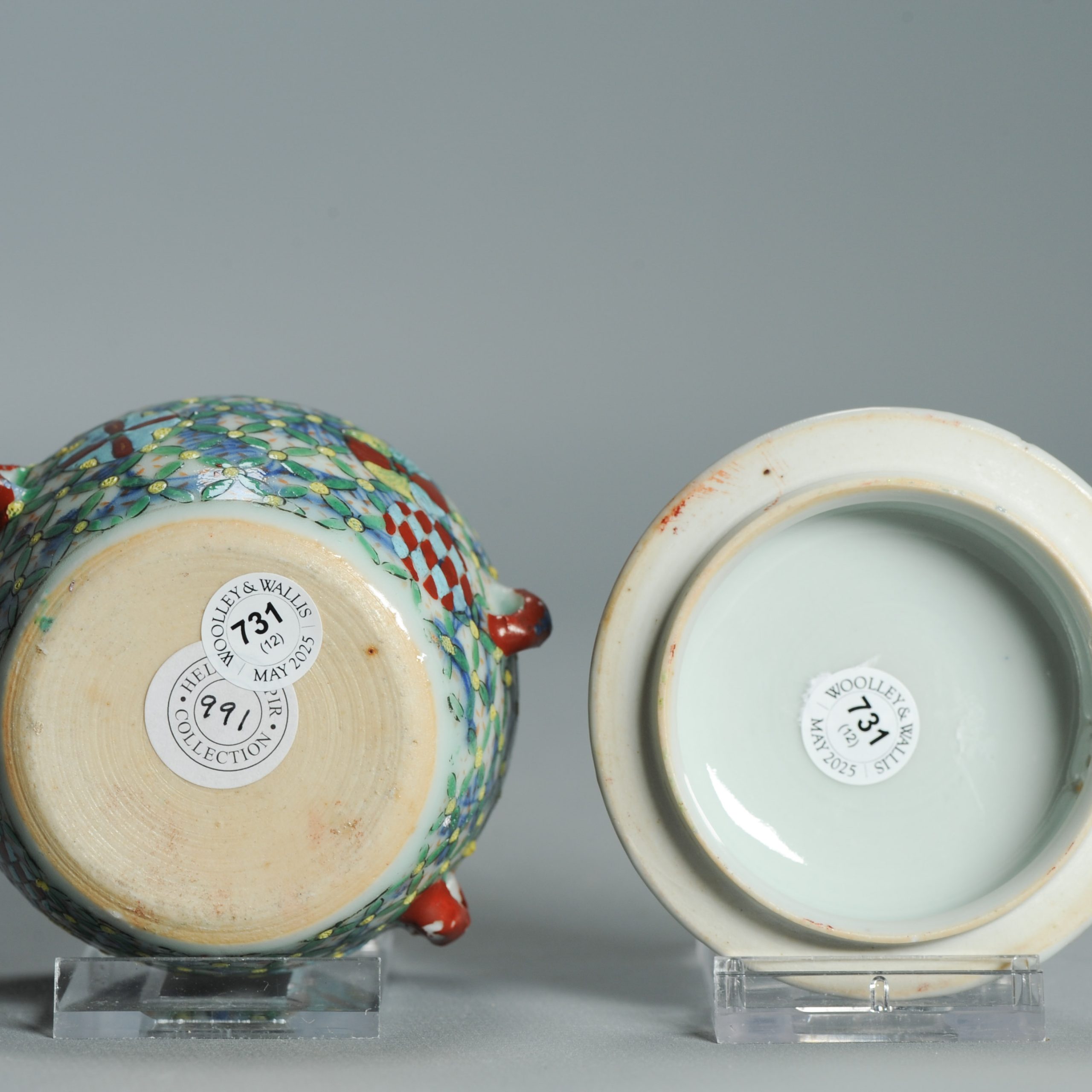 1546 Antique 19th Chinese Porcelain Kamcheng with a added Bencharong decoration - Image 3