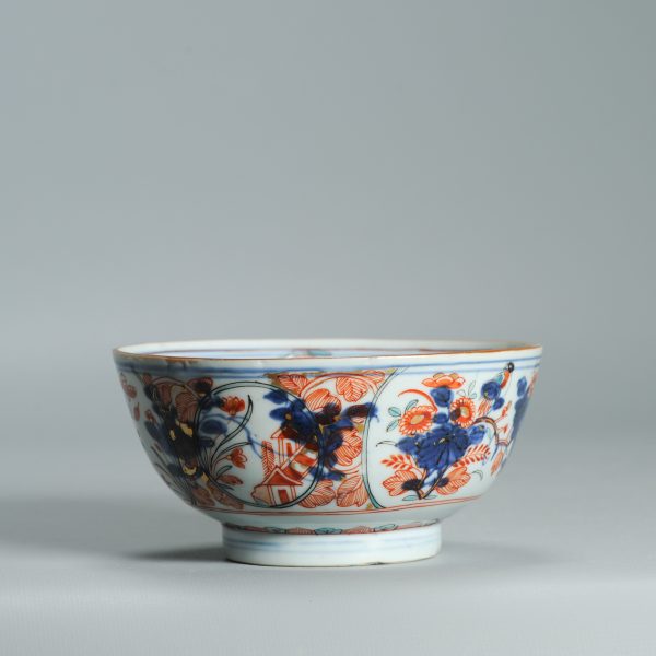 1531 Antique Chinese Kangxi Porcelain Bowl with added Dutch European Decoration of Parrots - Image 17