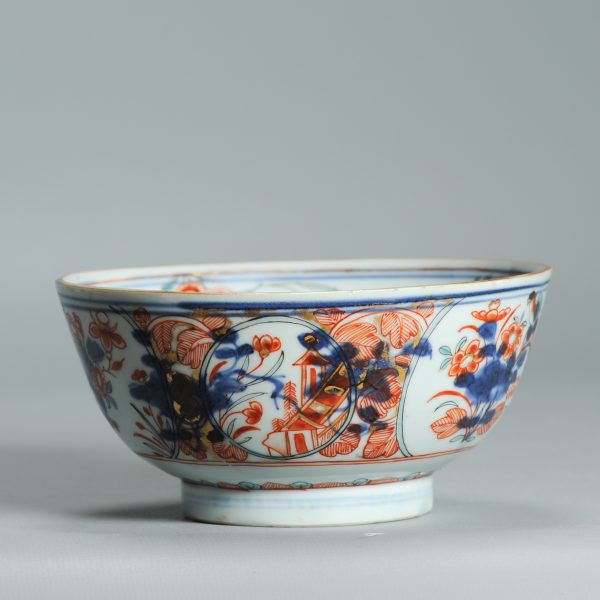 1531 Antique Chinese Kangxi Porcelain Bowl with added Dutch European Decoration of Parrots - Image 12