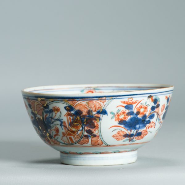 1531 Antique Chinese Kangxi Porcelain Bowl with added Dutch European Decoration of Parrots - Image 11