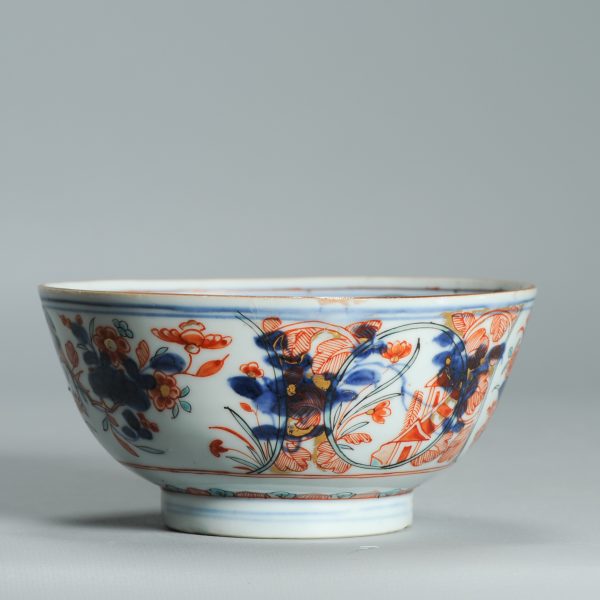 1531 Antique Chinese Kangxi Porcelain Bowl with added Dutch European Decoration of Parrots - Image 7