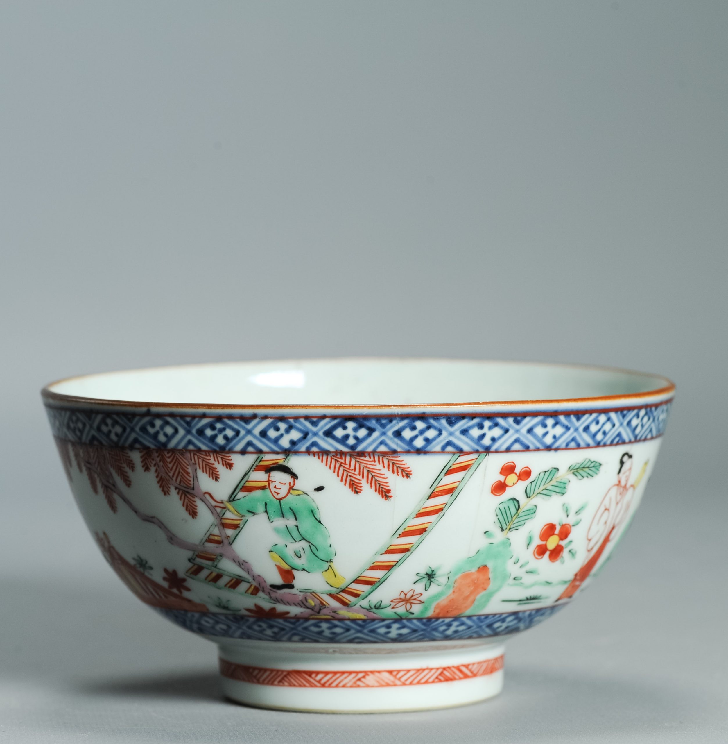 1527 Antique Chinese Porcelain Blue and white Bowl Romance of the Western Chamber Dutch European Decoration - Image 15