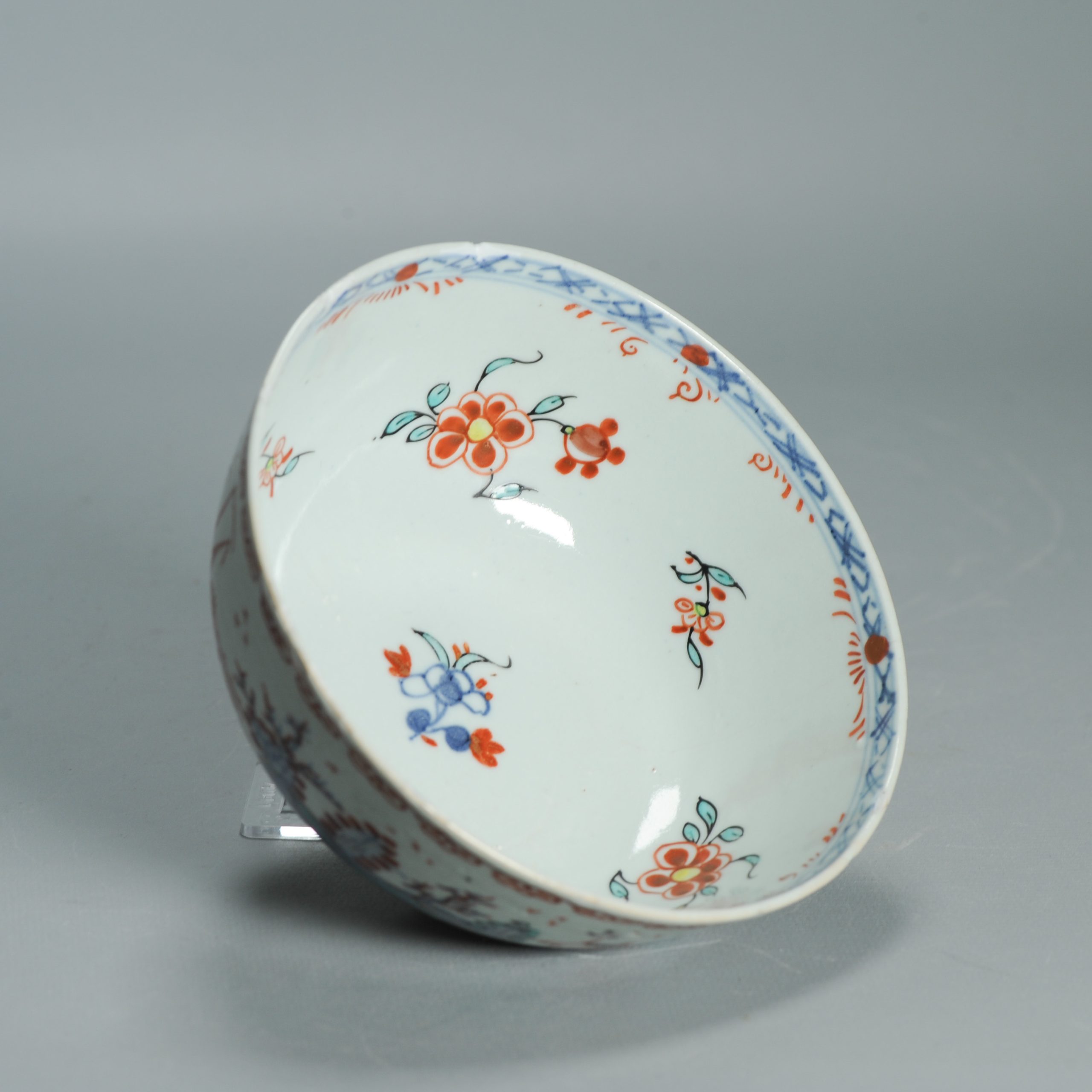 1536 Antique Chinese Porcelain Bowl with added Dutch Landscape Decoration - Image 20