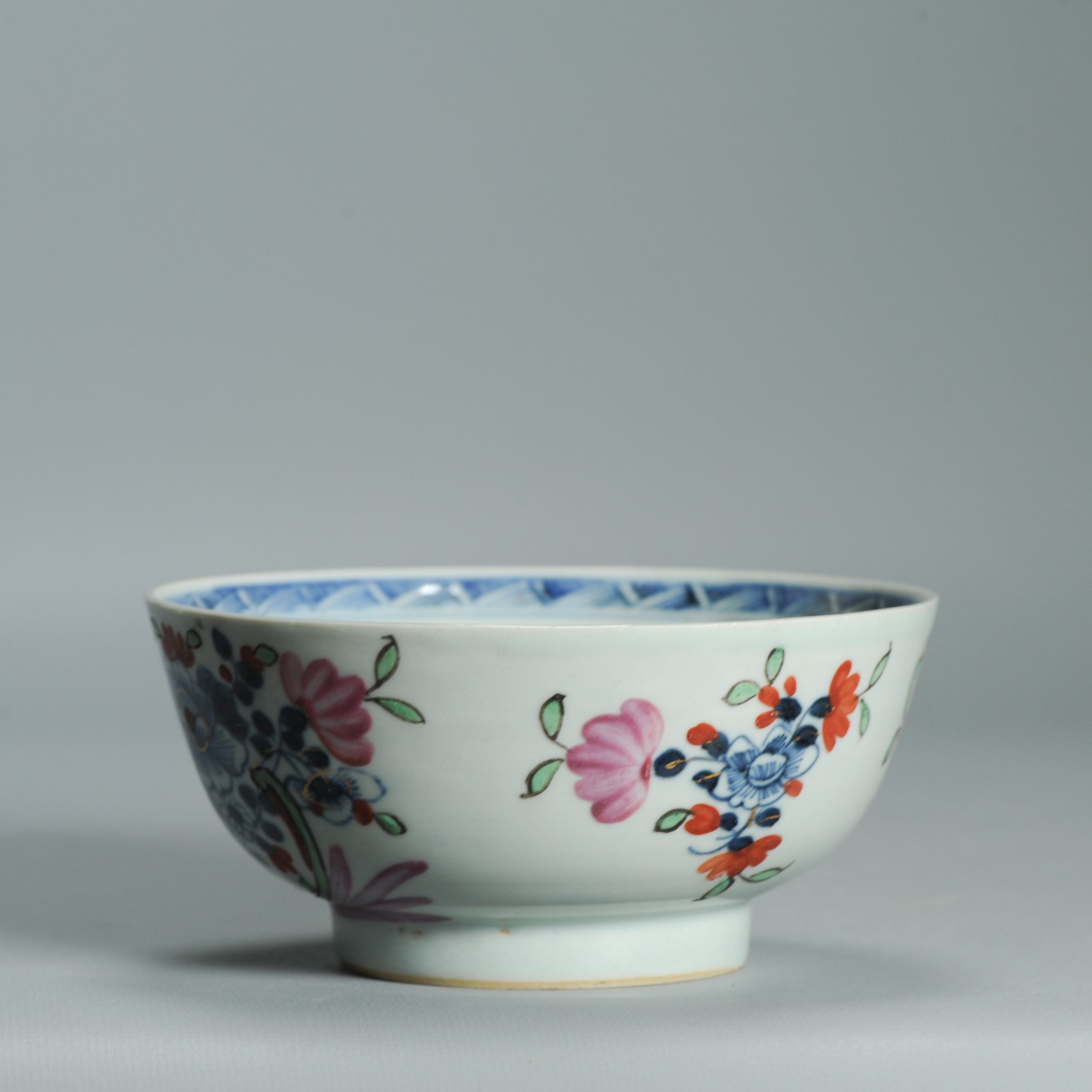 1537 Antique Chinese Porcelain Bowl with added Dutch Willem IV Decoration - Image 11