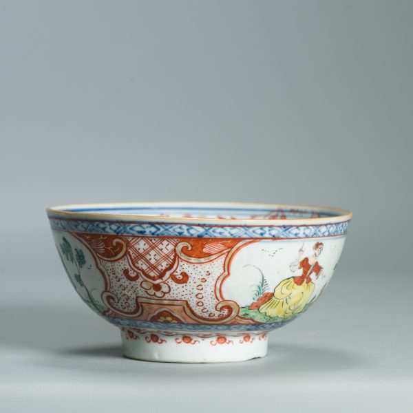 1525 Antique Chinese Porcelain Blue and white Anhua Bowl with Pastoral Redecoration - Image 6