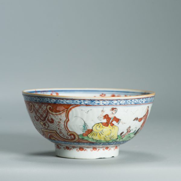 1525 Antique Chinese Porcelain Blue and white Anhua Bowl with Pastoral Redecoration - Image 2