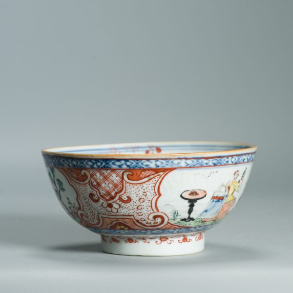 1525 Antique Chinese Porcelain Blue and white Anhua Bowl with Pastoral Redecoration - Image 9