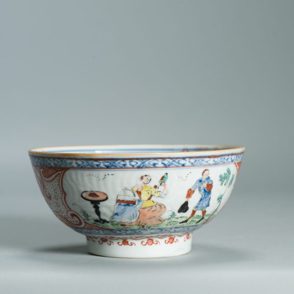 1525 Antique Chinese Porcelain Blue and white Anhua Bowl with Pastoral Redecoration - Image 11