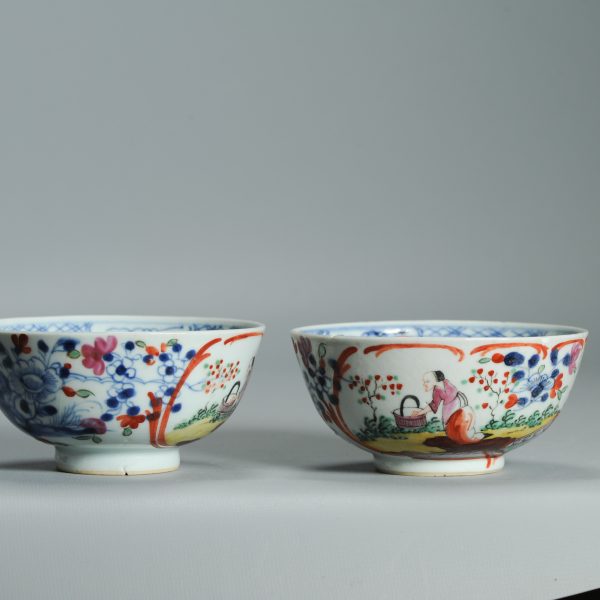 1538 & 1539 Antique Chinese Porcelain Bowl with added Dutch Decoration of Witch - Image 4