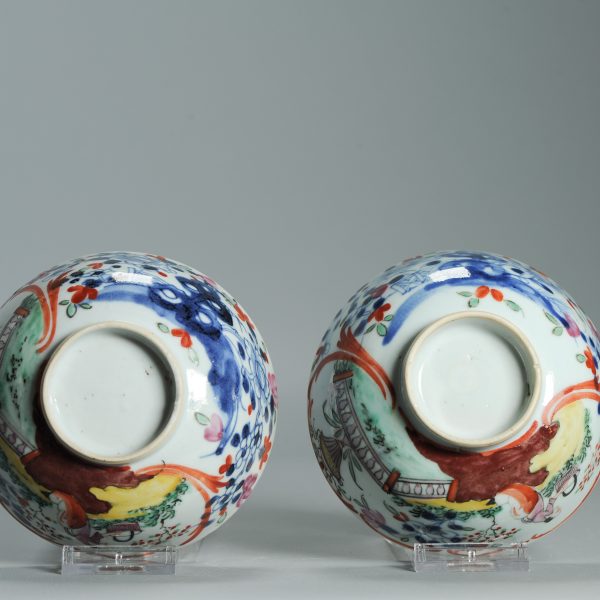 1538 & 1539 Antique Chinese Porcelain Bowl with added Dutch Decoration of Witch - Image 14