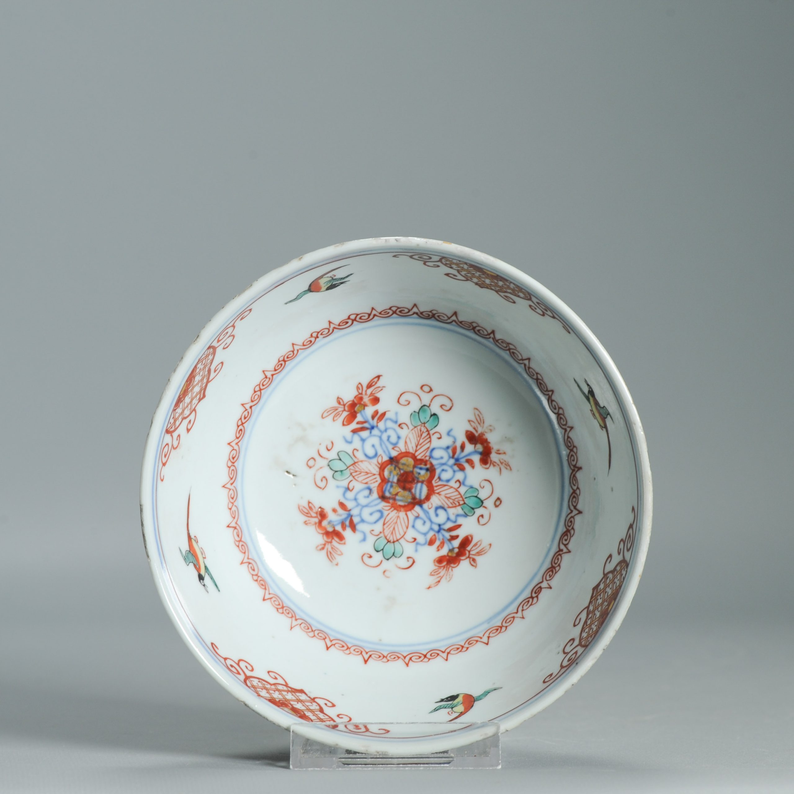 1542 Antique Chinese Porcelain Bowl with a classic design of landscape and Birds - Image 12