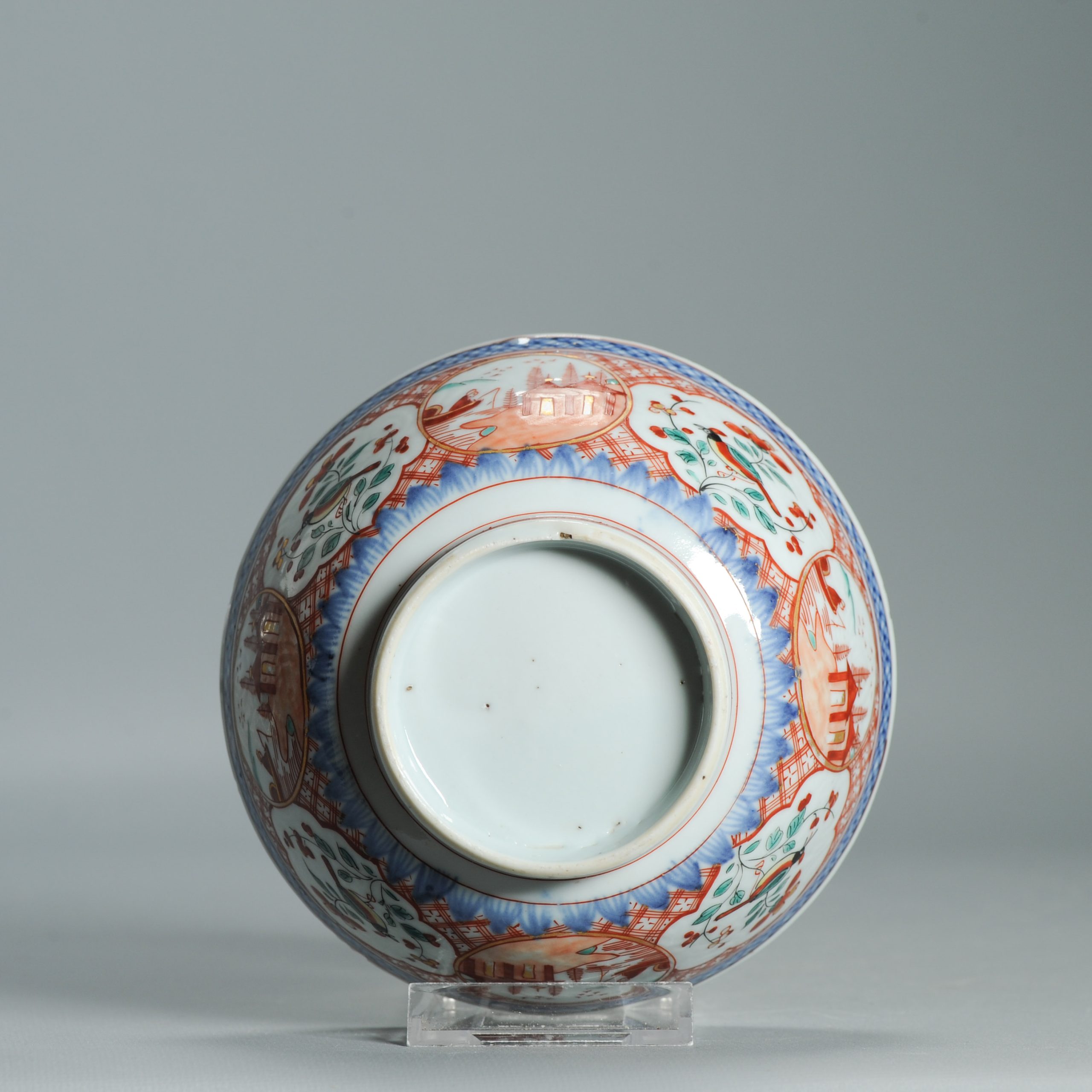 1542 Antique Chinese Porcelain Bowl with a classic design of landscape and Birds - Image 11