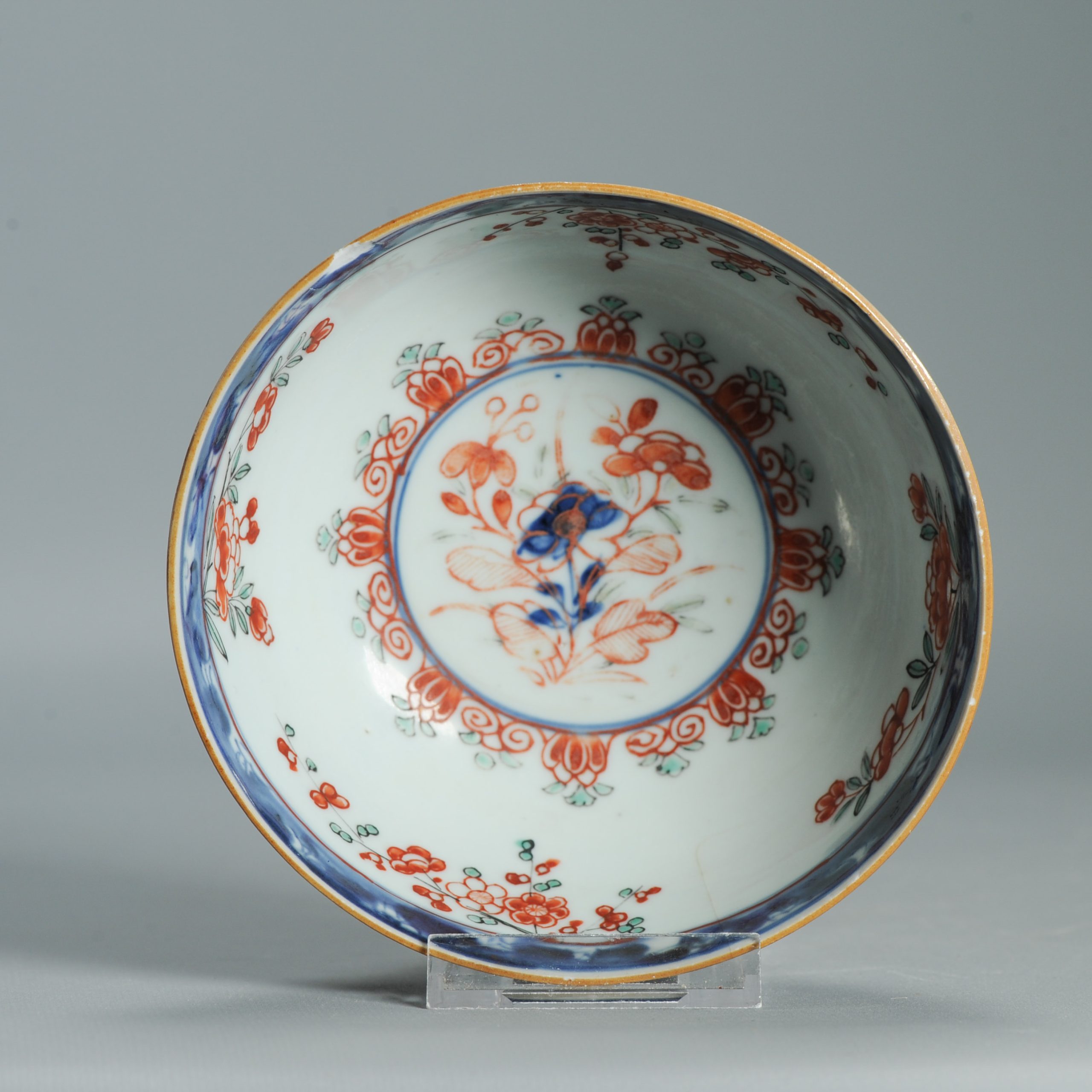 1544 Antique Chinese Porcelain Bowl with a Chinese design of parrots - Image 15