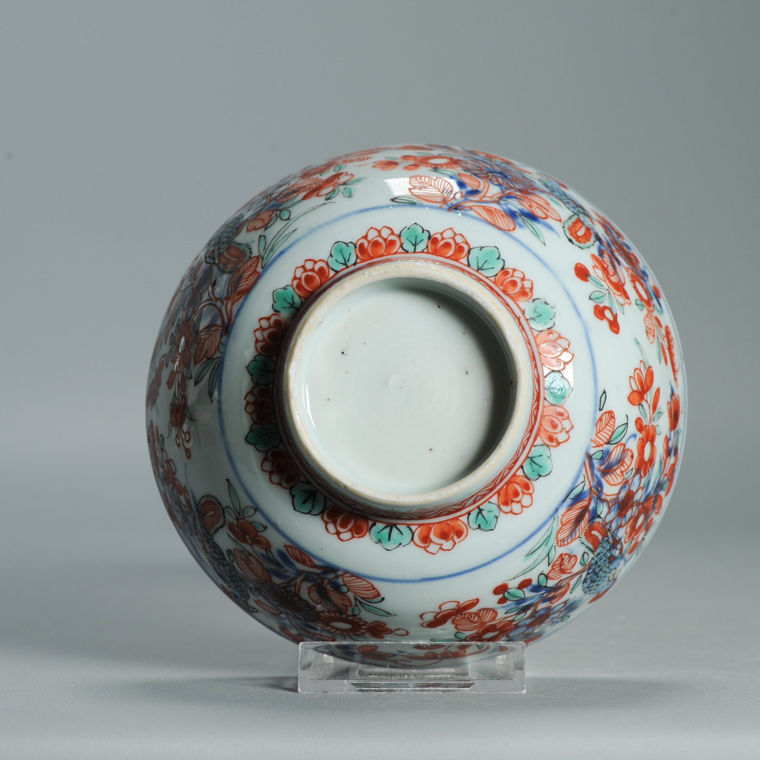 1544 Antique Chinese Porcelain Bowl with a Chinese design of parrots - Image 14