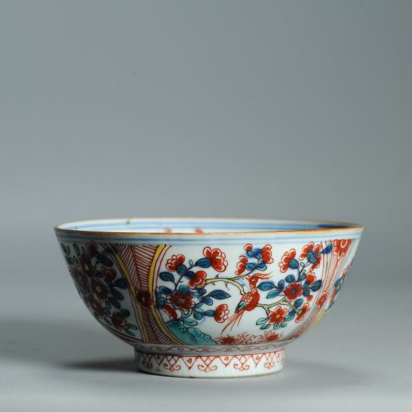 1540 Antique Chinese Porcelain Bowl with added Dutch Decoration of odd birds - Image 12
