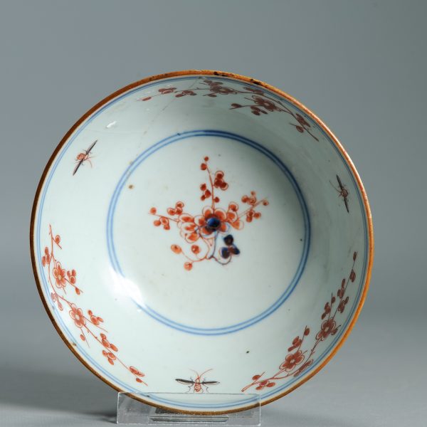 1540 Antique Chinese Porcelain Bowl with added Dutch Decoration of odd birds - Image 3