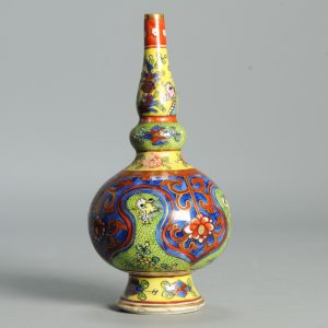 1575 Antique Chinese Blue and White 1700s Chinese Waterdropper with ca 1800 English Regency / George the IV 19th c redecoration