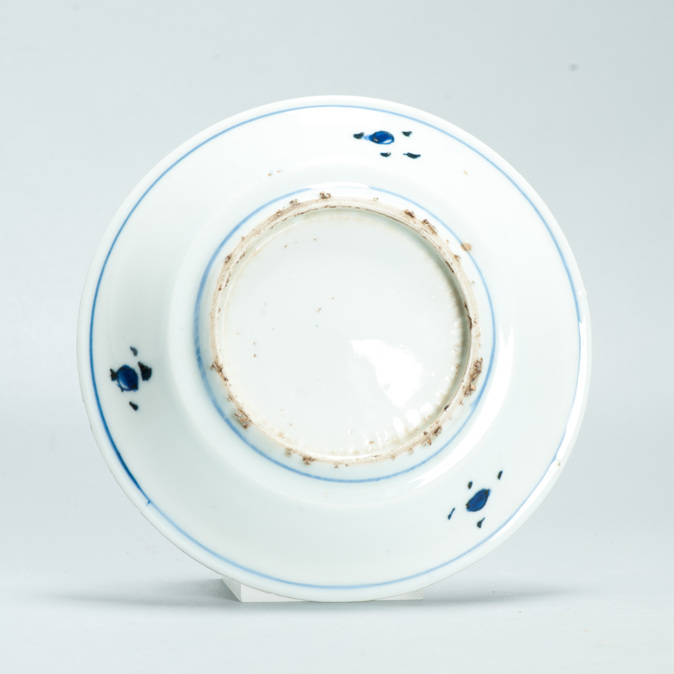 1588 Antique Ming Period Landscape Dish With Landscape Kosometsuke Style Chinese China - Image 4