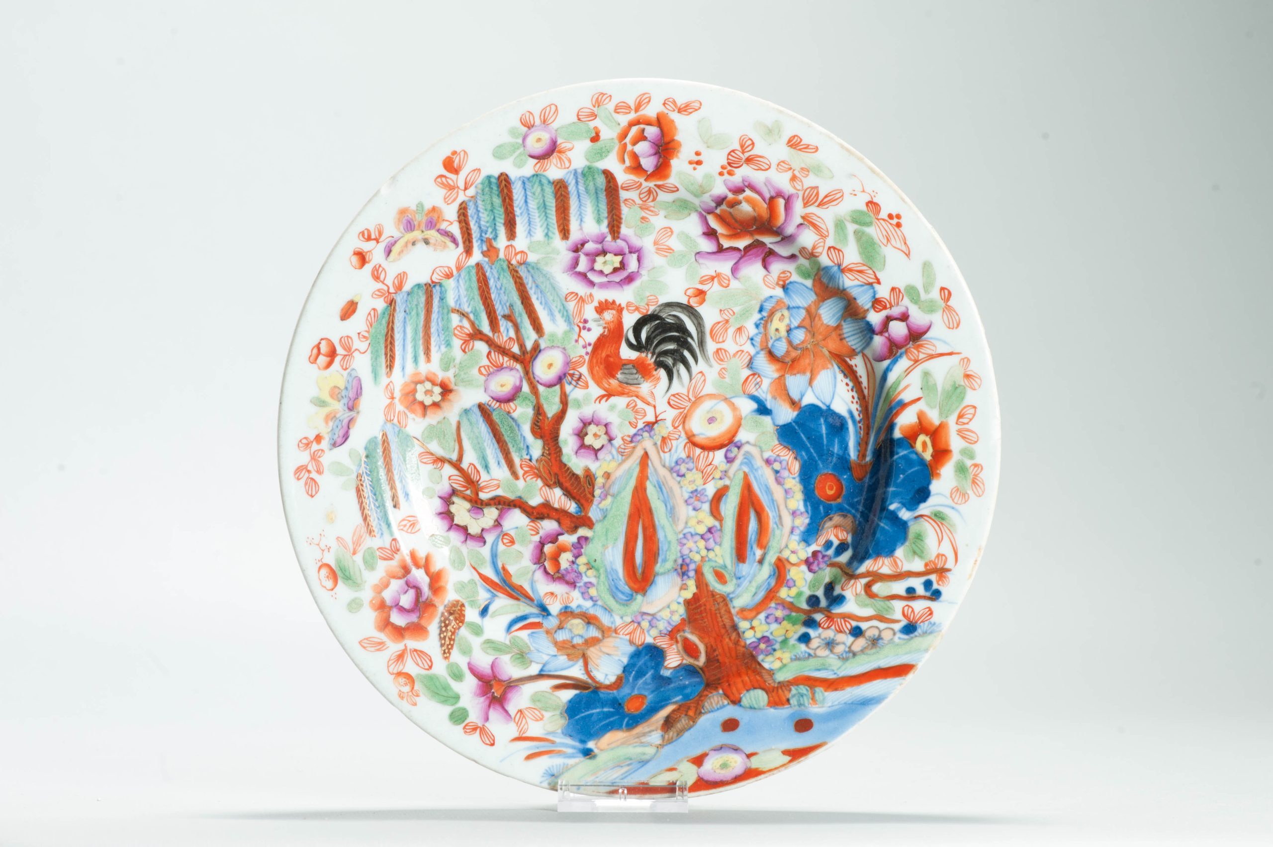 1598 Antique Plate 1730s with ca 1800 English Regency / George the IV 19th c redecoration