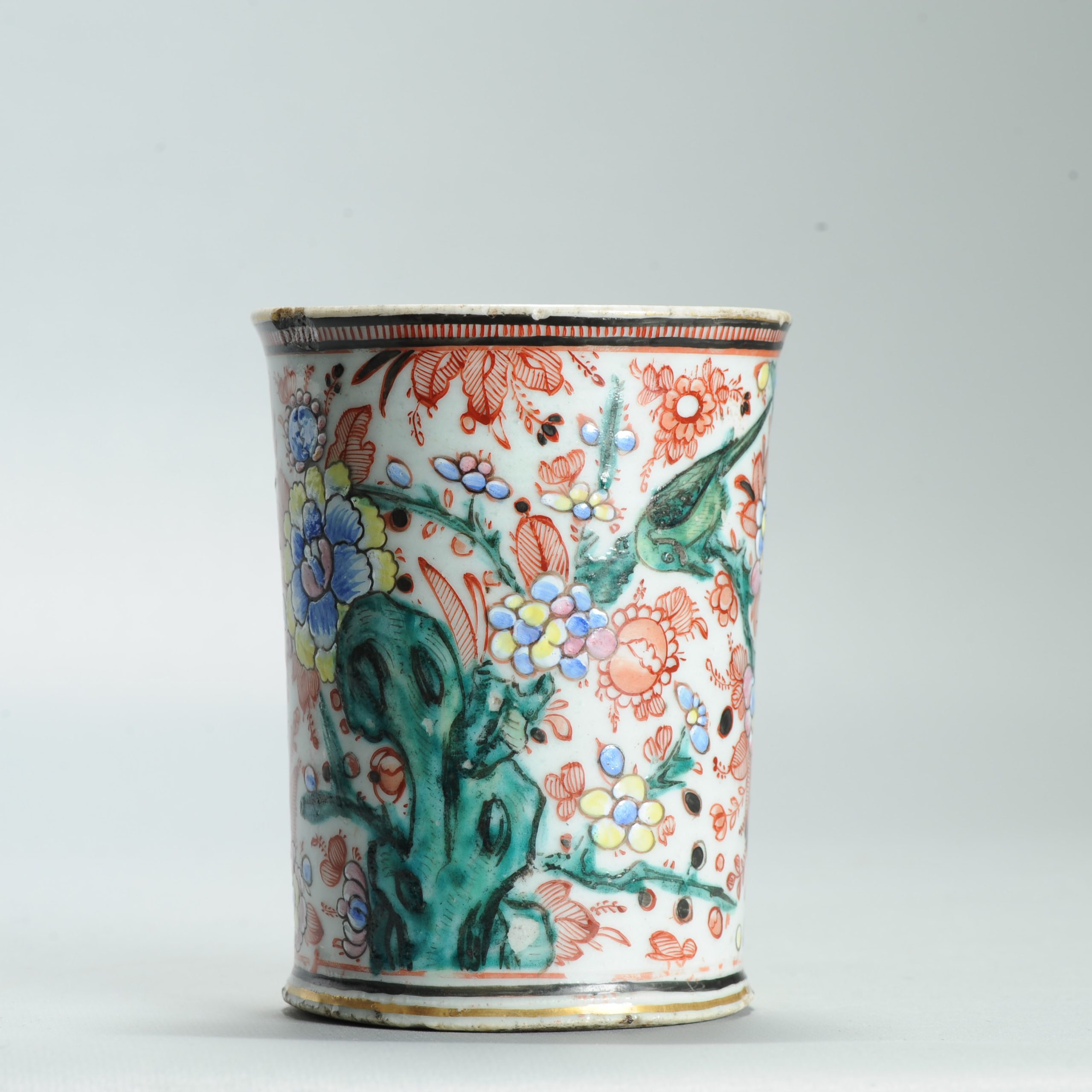 1627 Antique 17th c White Bitong with ca 1800 English Regency / George the IV 19th c redecoration