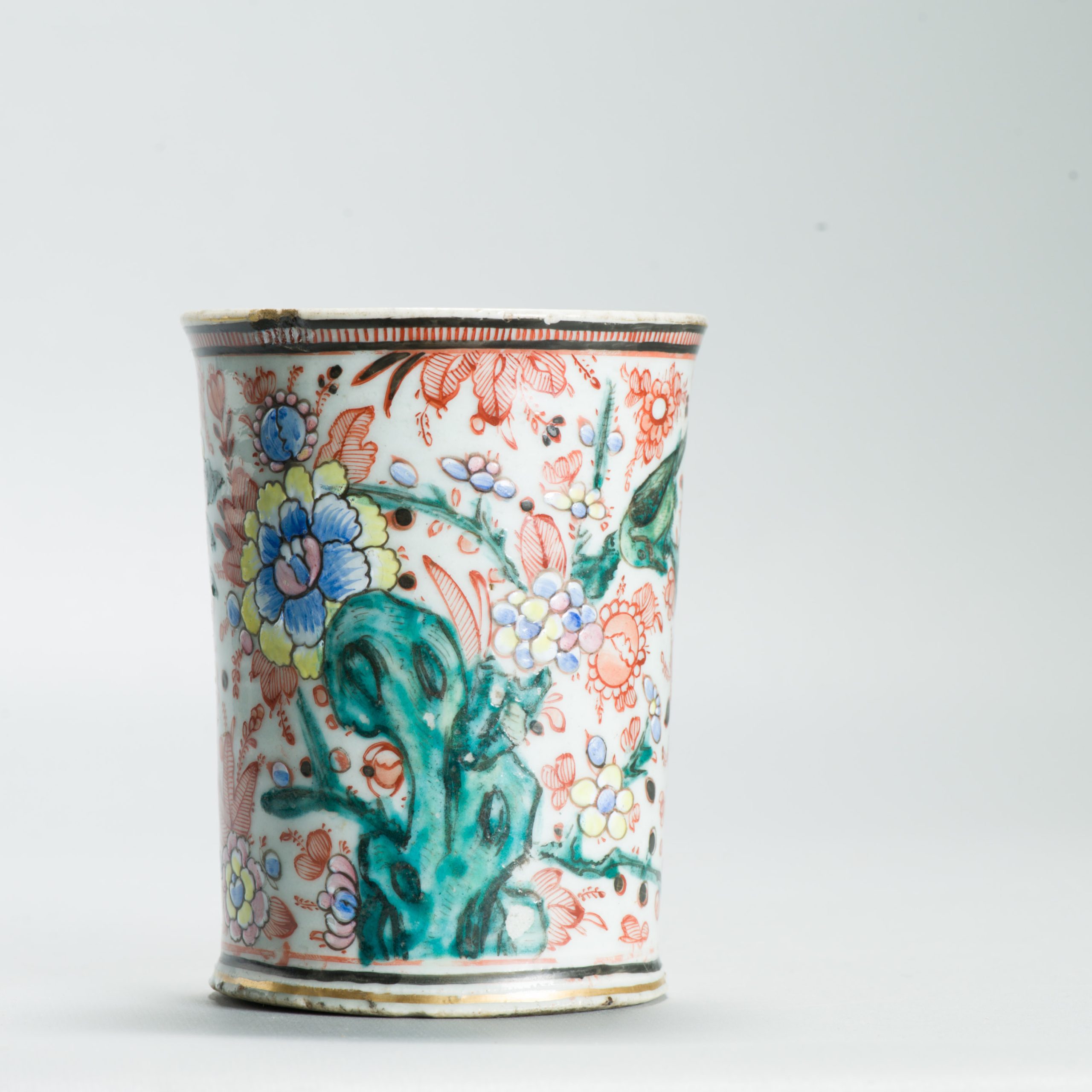 1627 Antique 17th c White Bitong with ca 1800 English Regency / George the IV 19th c redecoration