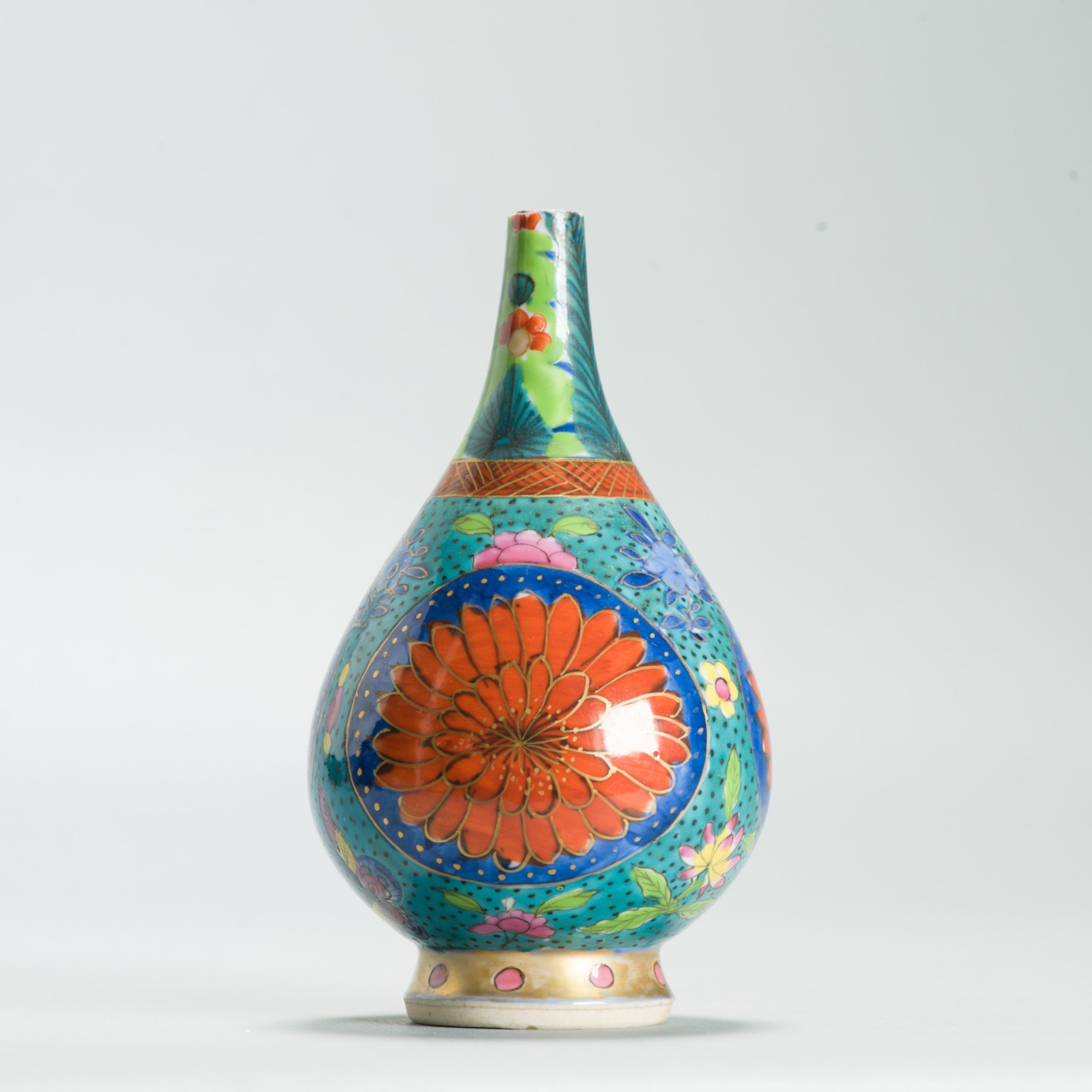 1630 Antique 17th c Blue and White Waterdropper Statue with ca 1800 English Regency / George the IV 19th c redecoration - Image 13