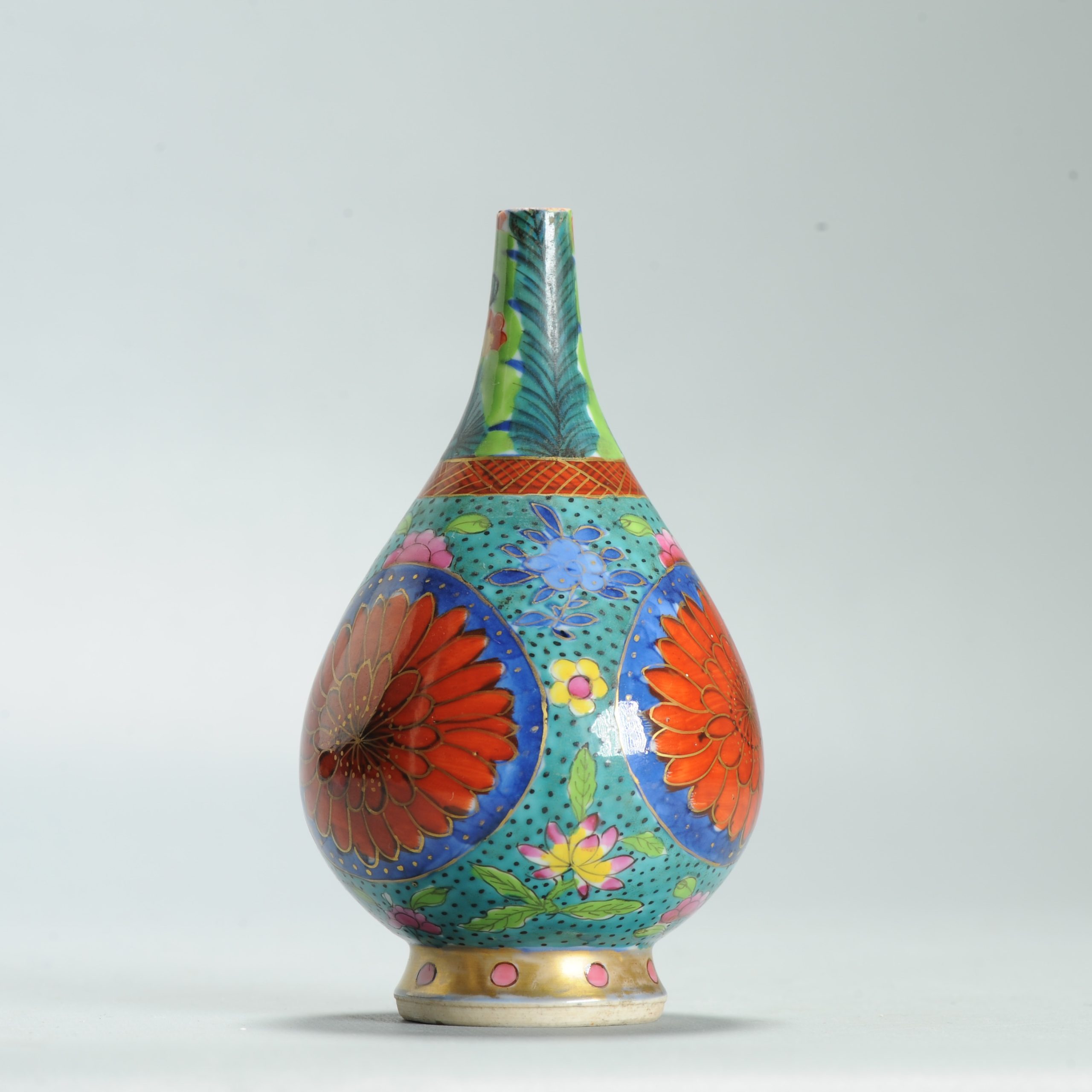 1630 Antique 17th c Blue and White Waterdropper Statue with ca 1800 English Regency / George the IV 19th c redecoration - Image 12