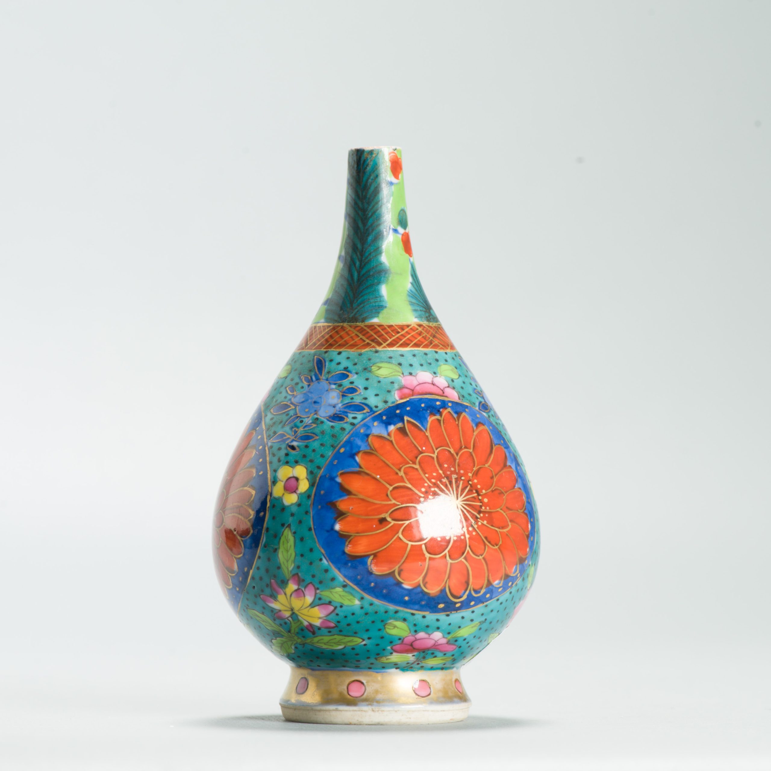 1630 Antique 17th c Blue and White Waterdropper Statue with ca 1800 English Regency / George the IV 19th c redecoration - Image 11