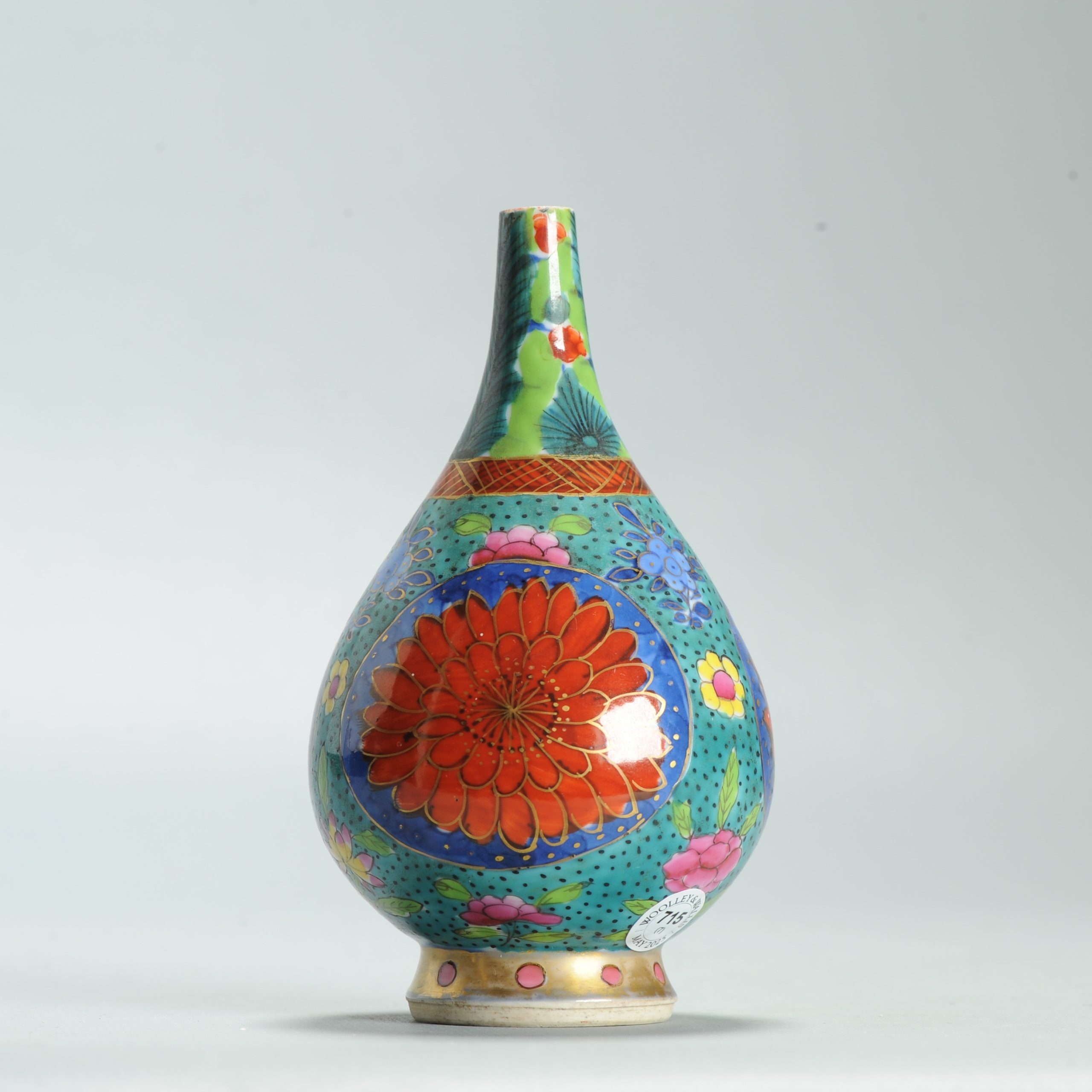 1630 Antique 17th c Blue and White Waterdropper Statue with ca 1800 English Regency / George the IV 19th c redecoration - Image 10