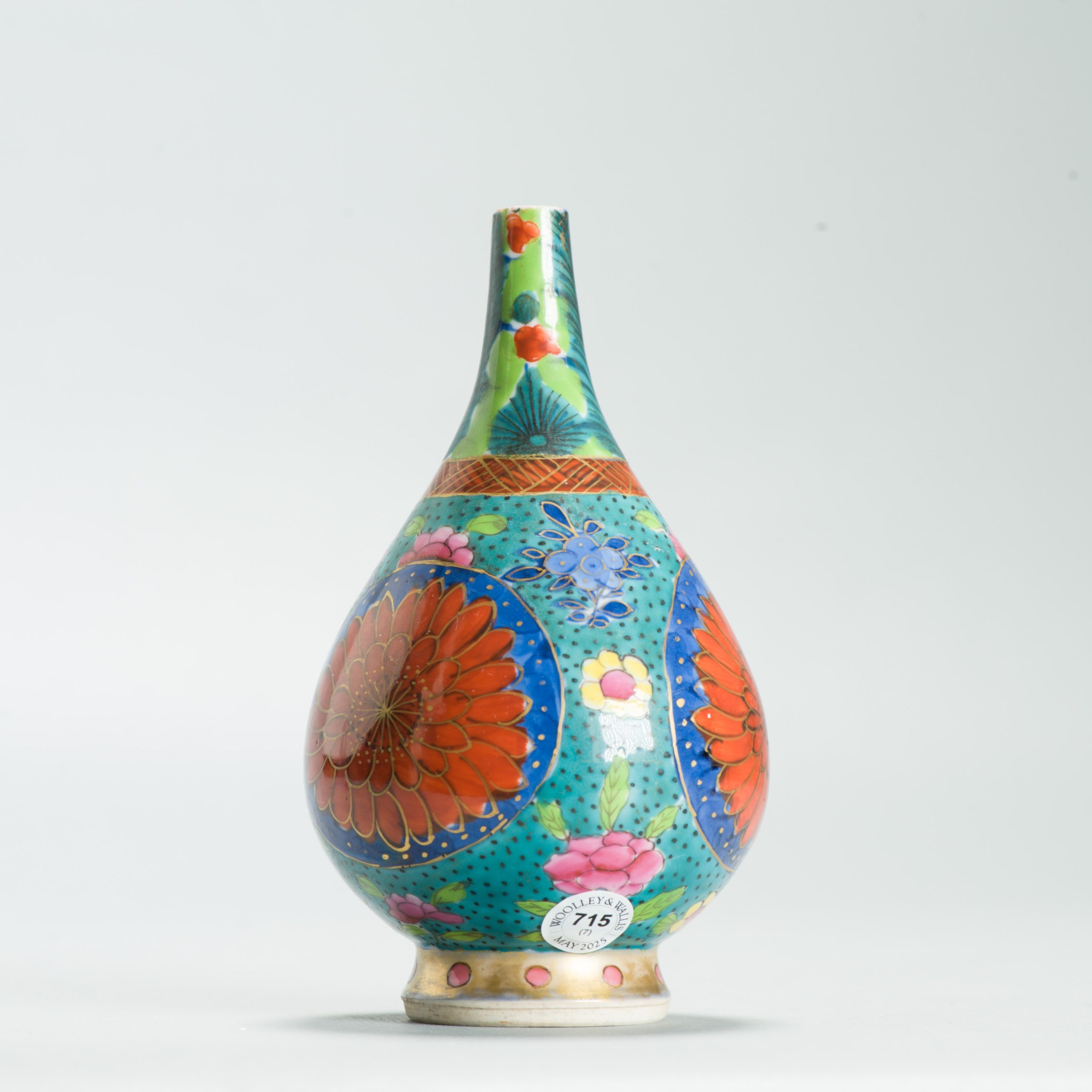 1630 Antique 17th c Blue and White Waterdropper Statue with ca 1800 English Regency / George the IV 19th c redecoration - Image 9