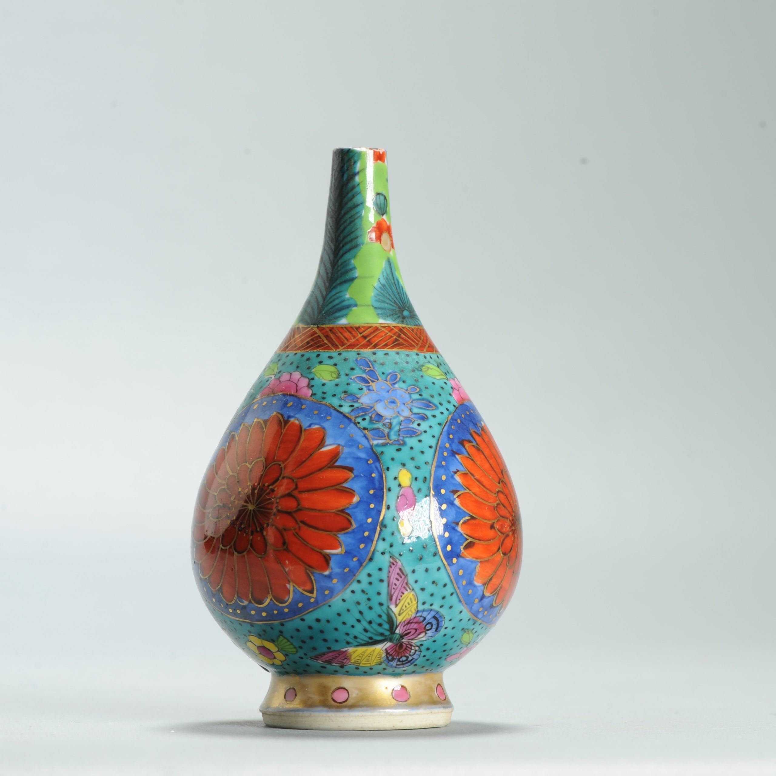 1630 Antique 17th c Blue and White Waterdropper Statue with ca 1800 English Regency / George the IV 19th c redecoration - Image 7