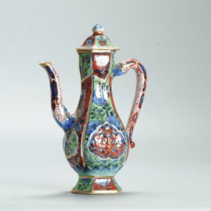 1628 Antique 17th c White Ewer with ca 1800 English Regency / George the IV 19th c redecoration