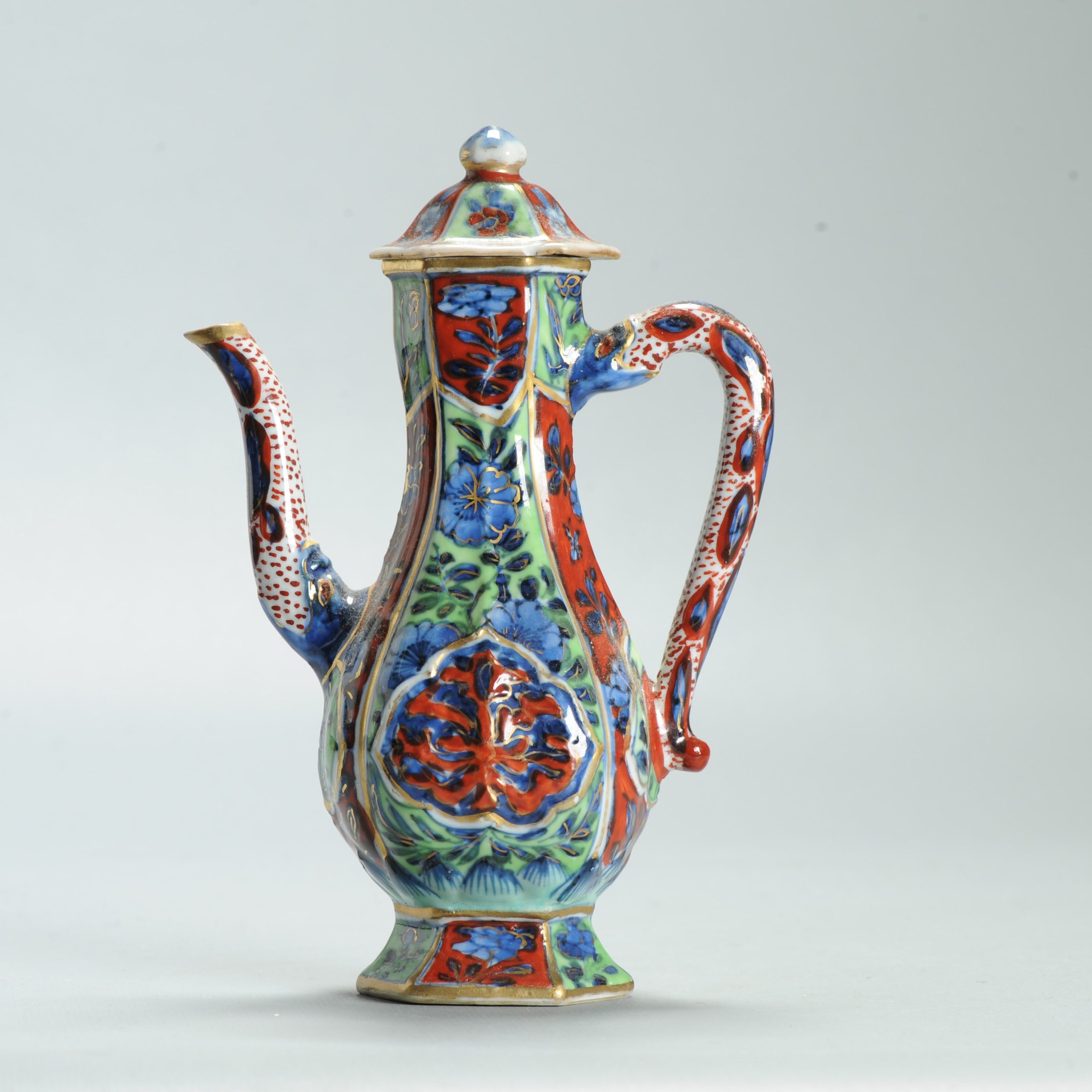 1628 Antique 17th c White Ewer with ca 1800 English Regency / George the IV 19th c redecoration - Image 13