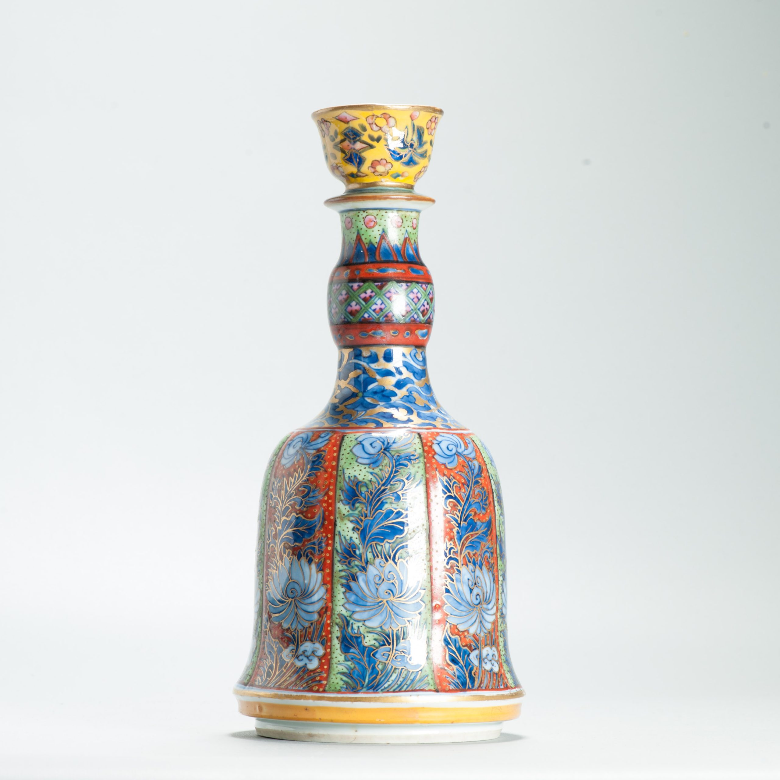 1643 Antique 17th c Blue and White Hookah Base with ca 1800 English Regency / George the IV 19th c redecoration - Image 13