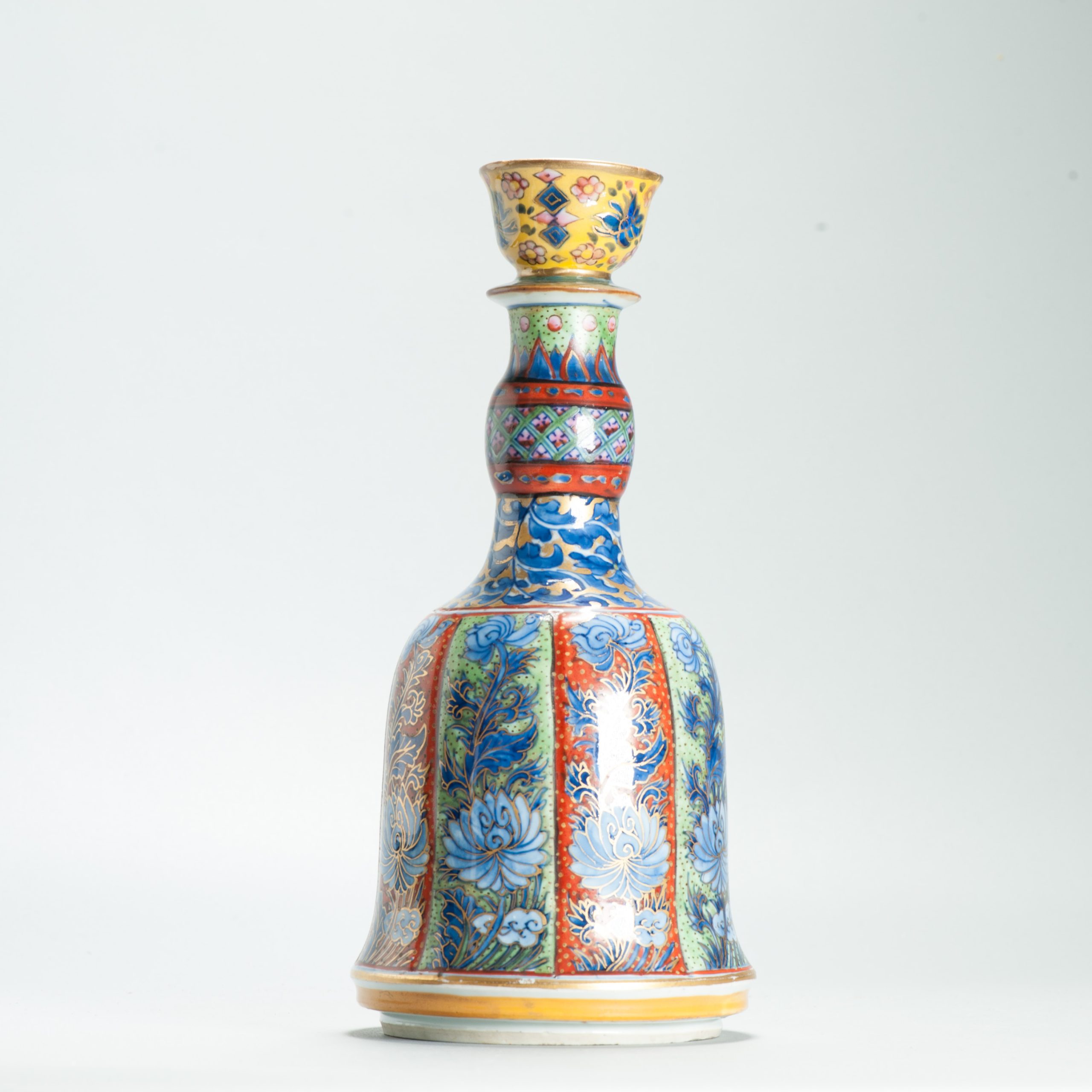 1643 Antique 17th c Blue and White Hookah Base with ca 1800 English Regency / George the IV 19th c redecoration - Image 11