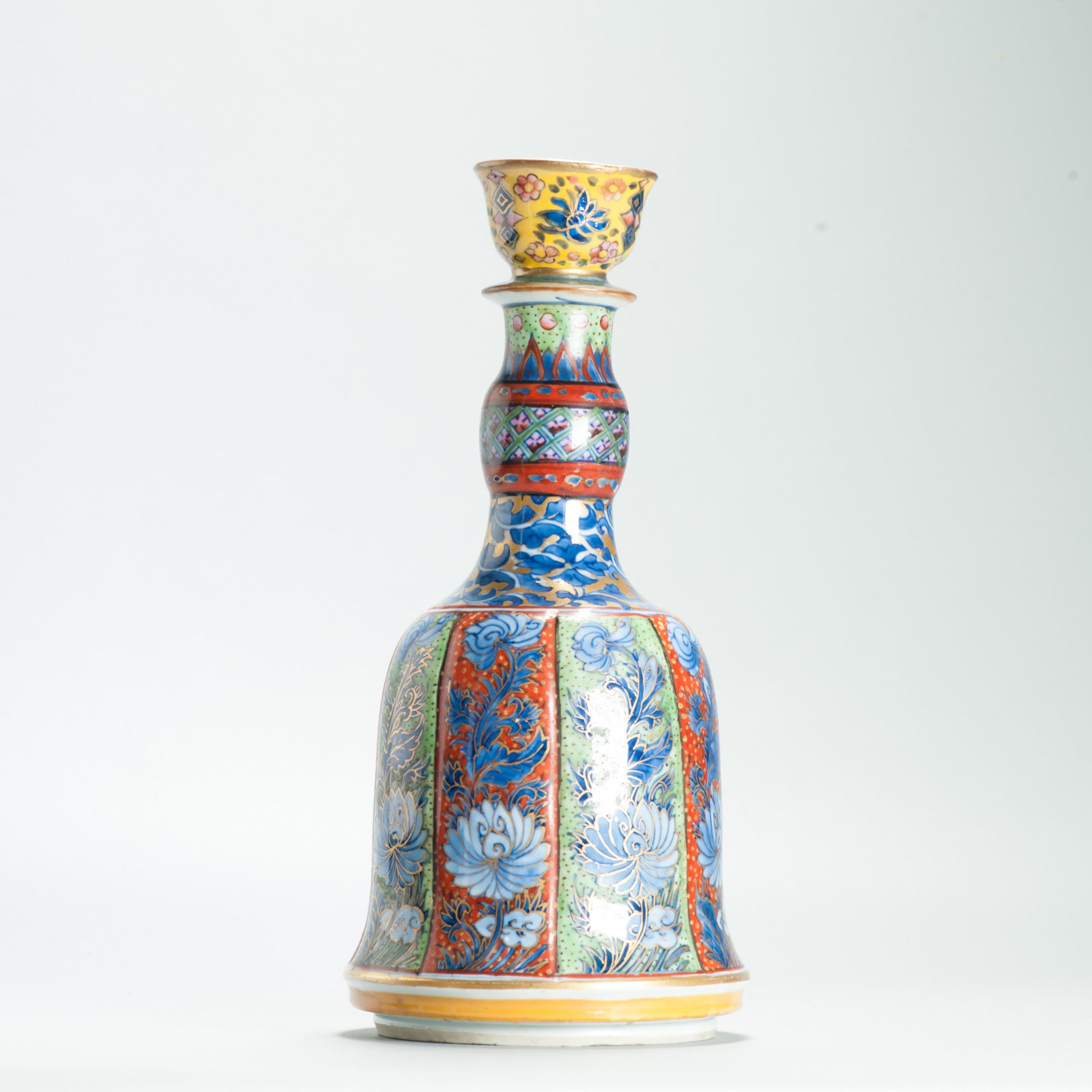 1643 Antique 17th c Blue and White Hookah Base with ca 1800 English Regency / George the IV 19th c redecoration - Image 10