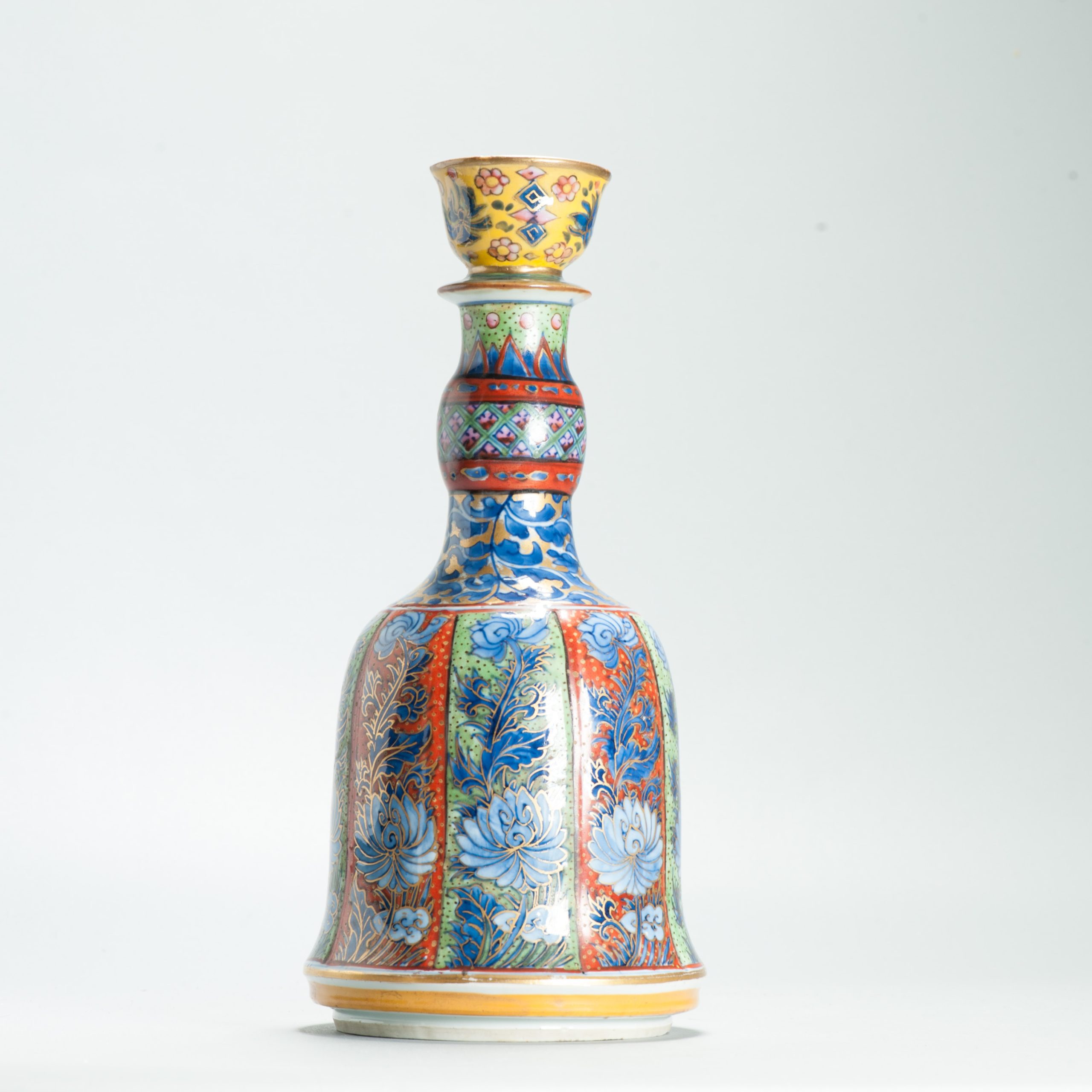 1643 Antique 17th c Blue and White Hookah Base with ca 1800 English Regency / George the IV 19th c redecoration - Image 3